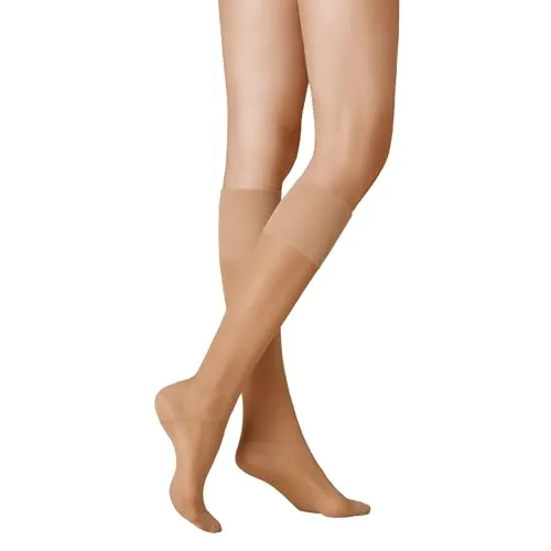 KUNERT Damen Kniestrümpfe Super Control 40 leichte Stützwirkung Klasse I 40 DEN