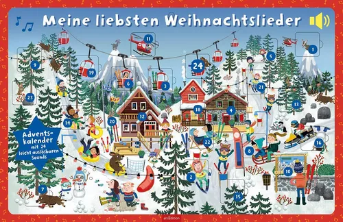 Meine liebsten Weihnachtslieder Adventskalender von arsEdition