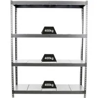 Produktbild PROREGAL® Schwerlastregal Metal Beast Four, 240x200x60cm, Grau