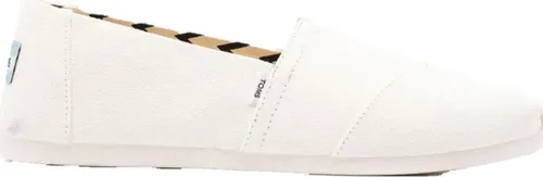 Toms Alpargata Damen Schlupf Turnschuhe aus recycelter Baumwolle – Größe 38 EU - Halbschuhe aus 50 % recycelter Baumwolle, umweltfreundlich und komfortabel. TOMS spendet ein Paar Schuhe an ein Kind in Not für jedes verkaufte Paar.