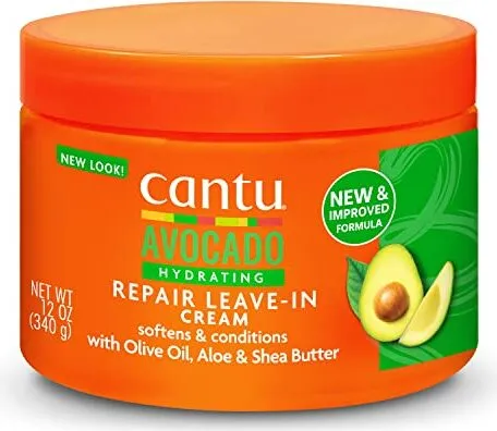 CANTU Avocado Leave-In Cream Conditioner ohne Ausspülen mit Avokado 340 g