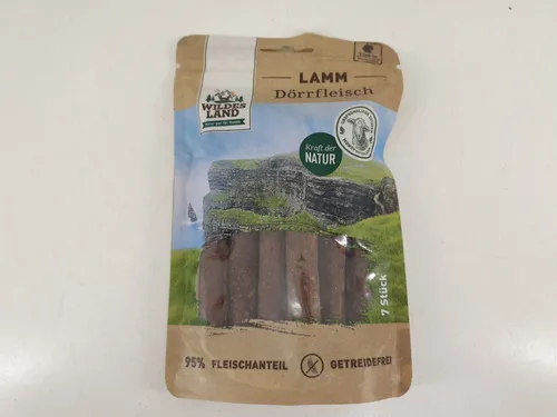 Wildes Land Lamm Dörrfleisch 7 Stück