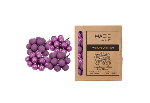Weihnachtsbaumschmuck Lila von MAGIC by Inge
