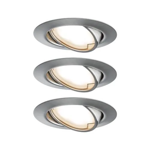 Deckenleuchte EBL Base Set - 3-teiliges Alu-Design, energieeffiziente Beleuchtung mit max. 5 Watt