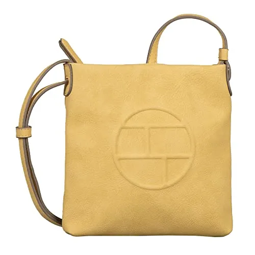 TOM TAILOR ROSABEL Damen Umhängetasche S Light Yellow - Stylische Umhängetasche aus Kunstleder mit praktischem Polyester-Innenmaterial, ideal für den täglichen Gebrauch.