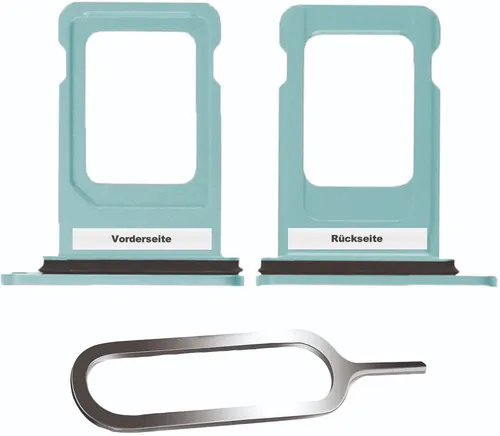 iPHONE 11 SIM KARTEN HALTER TRAY ADAPTER FACH STECKER SLOT CARD NADEL GRÜN