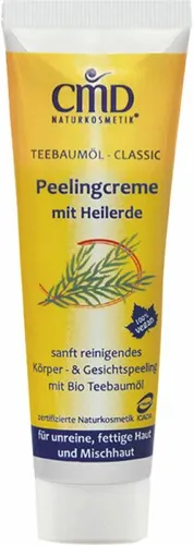 CMD Naturkosmetik Teebaumöl Peelingcreme mit Heilerde 50 ml Gesichtspeeling