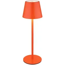 Globo Akku-Tischleuchte Vannie I Alu, Eisen, Stahl & Metall Rot