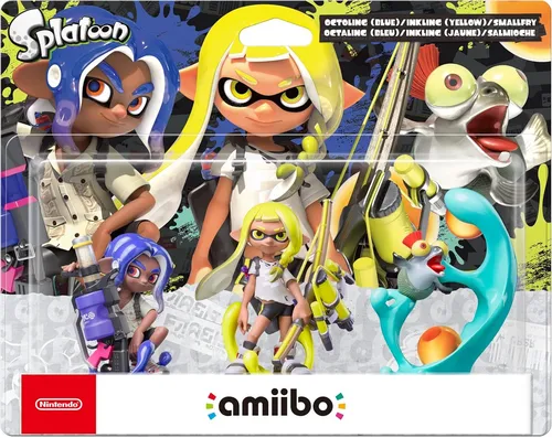 amiibo Splatoon 3 - 3in1 Set (NEU & OVP!) - Toys to Life - Enthält Octoling und Inkling-Junge, ideal zur Erweiterung deiner Nintendo Switch, Wii U und 3DS Spieleerfahrung!