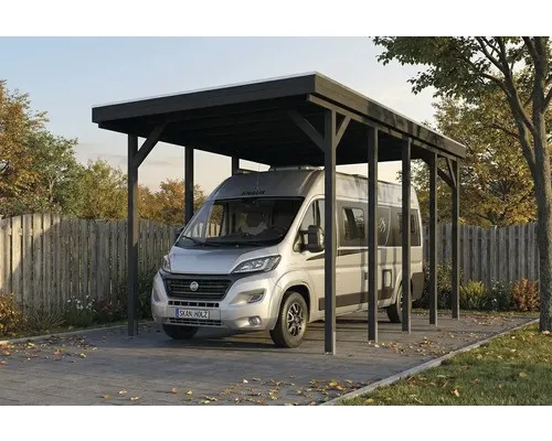 Produktbild Carport für Wohnmobil, Einzelcarport SKAN HOLZ Friesland inkl. Pfostenanker 402