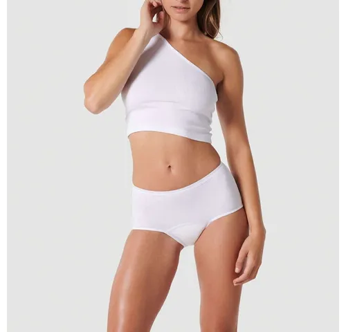 siegmund care Hipster CareWear - Besser als Periodenwäsche (1-St) weiß XXL - Bequeme Hipster-Unterwäsche in XXL, ideal für den Alltag. Mit hoher Saugstärke für zuverlässigen Schutz, maschinenwaschbar und aus hochwertigen Materialien gefertigt.