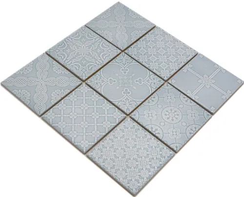 Jasba Mosaik Keramik Steinzeug country green glänzend Retro WC WBJBC136 |1 Matte