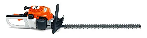 Stihl HS45 Heckenschneider, leistungsstarker Gasbetrieb mit 60 cm Klingenlänge - Heckenschneider mit 27.2cc Stihl-Motor und doppelseitigem Dual-Action-Klinge für präzise Schnitte und einfache Handhabung.