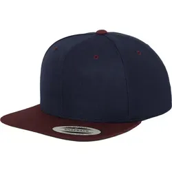 Flexfit Classic Snapback 2-Tone Cap, navy/maroon