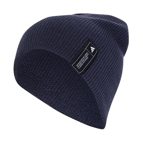 adidas Unisex Essentials Beanie, Shadow Navy/Black/Semi Lucid Blue, S