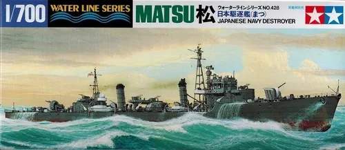 Tamiya 31428 Matsu Japanese Destroyer Ship - Zerstörer Schiff 1:700