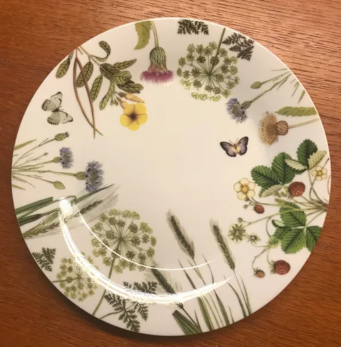 Gilde  Porzellan Speiseteller Wild Flowers 26,5cm Teller Blüten Bella Vita 49463