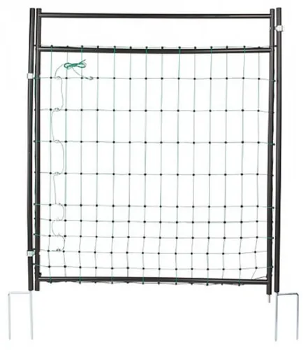 Kerbl elektrifizierbare Tür für Elektrozaunnetze, 125 cm Höhe - Weidezäune & Pfähle, ideal für den einfachen Zugang zu eingezäunten Flächen mit einer Höhe von 95-125 cm.