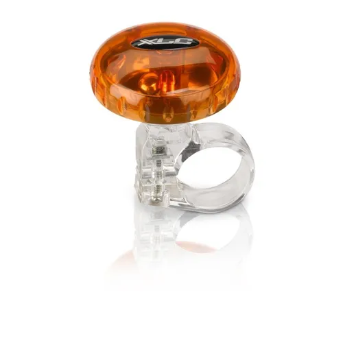 XLC DD-M12 Fahrradglocke Ø 36 mm, transparent, orange in orange von XLC