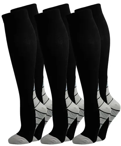 Paar Kompressionsstrümpfe Damen  Herren für Sport, Laufen, Flug, Reisen, Sc... 3