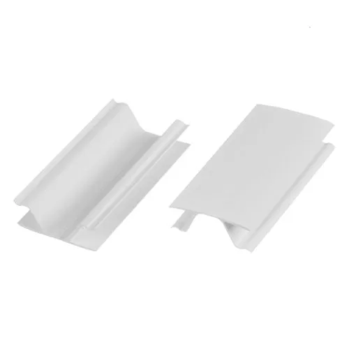 HOLZBRINK Eckverbindung Sockelblende Sockelleiste für Einbauküche 150mm Höhe Weiß Hochglanz - HBK15