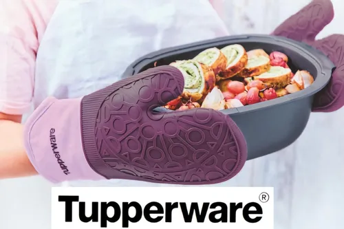 Tupperware Ofenhandschuh in lila von Tupperware