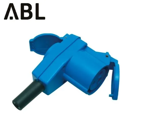 ABL CEE - Winkelkupplung 3-polig 6h + Schuko-Steckdose 16A 230V  1072050 Caravan