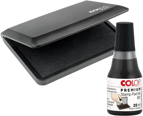 COLOP Kombibox Stempelkissen + Stempelfarbe schwarz