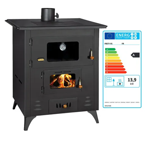 Prity W12 Wasserführender Küchenofen 12,1+4kW