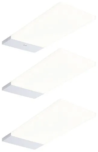 Paulmann Bredo LED-Aufbauleuchte 2.5W Warmweiß Silber - Einbauleuchte mit PIR-Sensor für berührungsloses Ein- und Ausschalten, sorgt für gemütliche Beleuchtung und einfache Montage direkt an 230 V – ideal für stilvolle Arbeitsflächen.