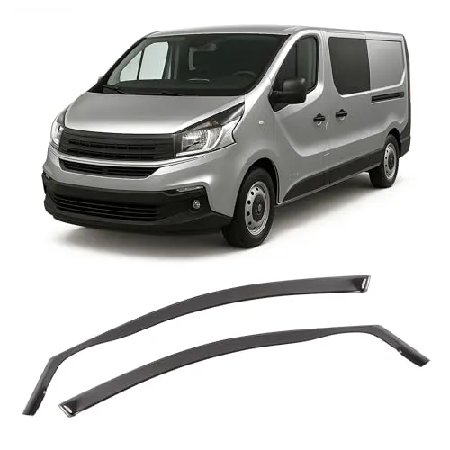 Walser Premium Windabweiser Set für Renault Trafic III & FIAT Talento - Optimaler Schutz für Ihr Fahrzeug: Die passgenauen Walser Windabweiser (2 Stück) bieten zuverlässigen Schutz vor Regen und Wind. Ideal für eine komfortable Nutzung bei jedem Wetter.