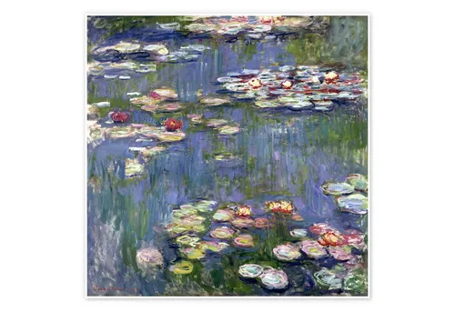 Produktbild Posterlounge Wandbild Seerosen, 1916, Claude Monet, erhältlich als Poster, Leinwandbild, Wandsticker oder Acrylglasbild