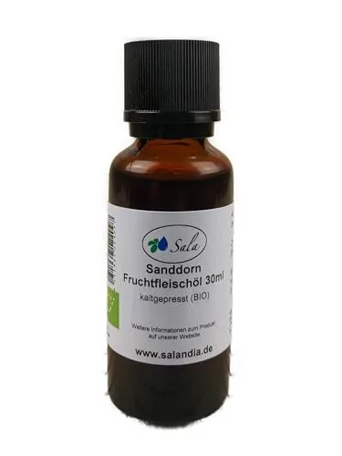 Sala Sanddornfruchtfleischöl kaltgepresst BIO (30 ml)