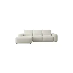 Selsey Ecksofa CARNOS mit Schlaffunktion und Bettkasten - Ecksofa mit wasserfestem Chenille, ideal für gemütliche Abende und als Schlafgelegenheit für Gäste. Der geräumige Bettkasten sorgt für zusätzlichen Stauraum.