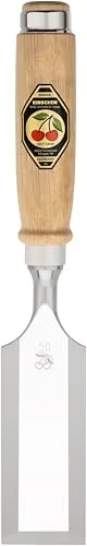 Kirschen Stechbeitel 50 mm - 1001-50 mit hochwertigem Weißbuchenheft - Holzwerkzeuge, präziser Stechbeitel für feine Schnitte und langlebige Qualität durch das ergonomische Weißbuchenheft.