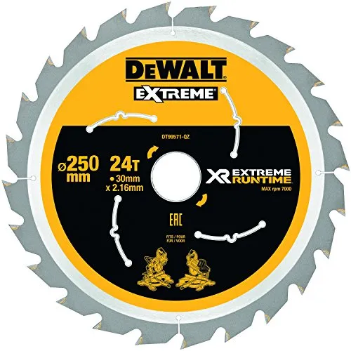 DeWALT EXTREME Kreissägeblatt 250mm XR FLEXVOLT von DeWalt