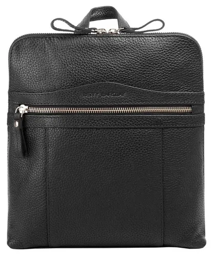 Betty Barclay Rucksack Damen 020368 schwarz - Eleganter Leder Rucksack für Damen, ideal für Alltag und Reisen. Mit großzügigem Hauptfach und mehreren Fächern für optimale Organisation und sicheren Stauraum.
