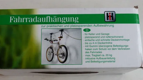 Haushalt International Fahrradaufhängung