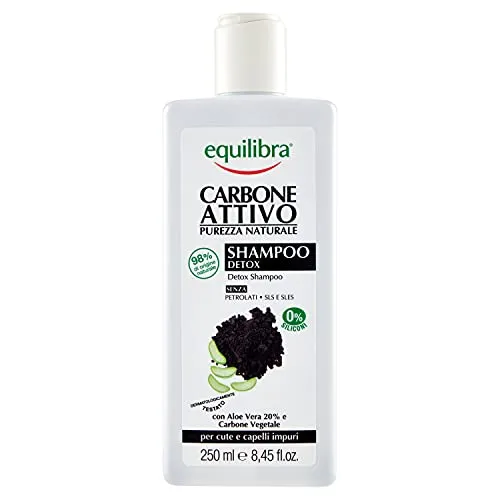 carbone attivo - cleansing charchoal detox shampoo 250 ml