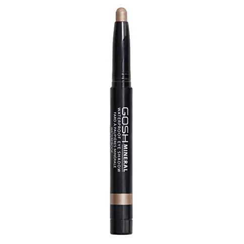 Produktbild GOSH Mineral Waterproof Eye Shadow I drehbarer Lidschatten-Stift mit cremiger Textur für einfaches Auftragen und intensives Farbergebnis I wasserfest, langanhaltend & parfümfrei I 002 Golden Brown