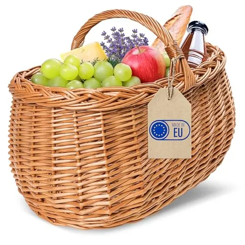 Creative Home Großer Weidenkorb mit Henkel in braun von Creative Home