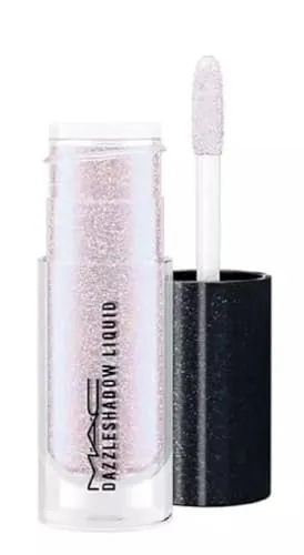 MAC Dazzleshadow Liquid Glitter Lidschatten Diamond Crumbles 4,6 g - Make-up-Entferner mit Langzeiteffekt, der einen unübersehbaren holografischen Effekt erzeugt und sich perfekt für atemberaubende Tages- und Abend-Make-up-Looks eignet.