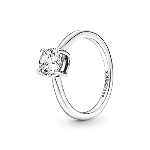 PANDORA 799645C01 Stern- und Mondstammbaum Charm Anhänger Silber - Eleganter Charm-Anhänger aus 925er Sterlingsilber mit funkelndem Cubic Zirkonia, perfekt für festliche Anlässe und als besonderes Geschenk zu Weihnachten.