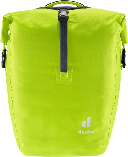 Deuter Weybridge 20+5 Wasserdichte Hinterradtasche - Fahrradtasche mit BagFix-Halterung, wasserdicht und ideal für Abenteuer, inklusive verstellbarem Schultergurt und Roll-Top-Verschluss.