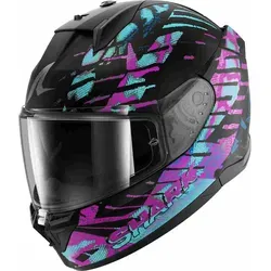 Shark D-Skwal 3 Reptaia Helm, schwarz matt/lila, S (55/56) in grün von Shark