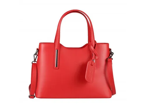 OBC Made IN Italy Damen Echt Leder Tasche - Damen-Schultertaschen, hochwertige italienische Verarbeitung und stylisches Design, ideal für Freizeit, Büro oder Reisen.