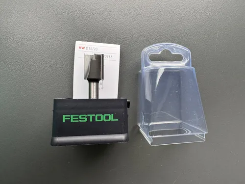 Festool Nutfräser HW S8 D16/20 - 490966 - Hochwertiger Nutfräser HW S8 D16/20 von Festool, ideal für präzise Holzverarbeitung und langlebige Leistung dank bestückter Grundschneide.