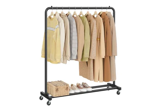 SONGMICS Kleiderständer Schwarz von SONGMICS