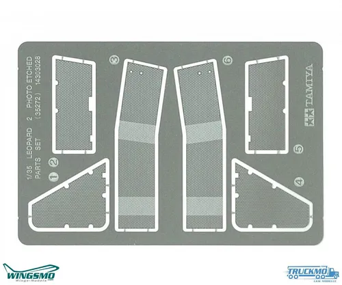 Tamiya Photoätzte. Leopard 2A6 300035272 von Tamiya