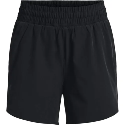 Under Armour Womens Shorts Flex Woven Short 5In - Schwarz - Bequeme 5-Inch Shorts für Damen, ideal für Sport und Freizeit, mit Flex-Technologie für optimale Bewegungsfreiheit.
